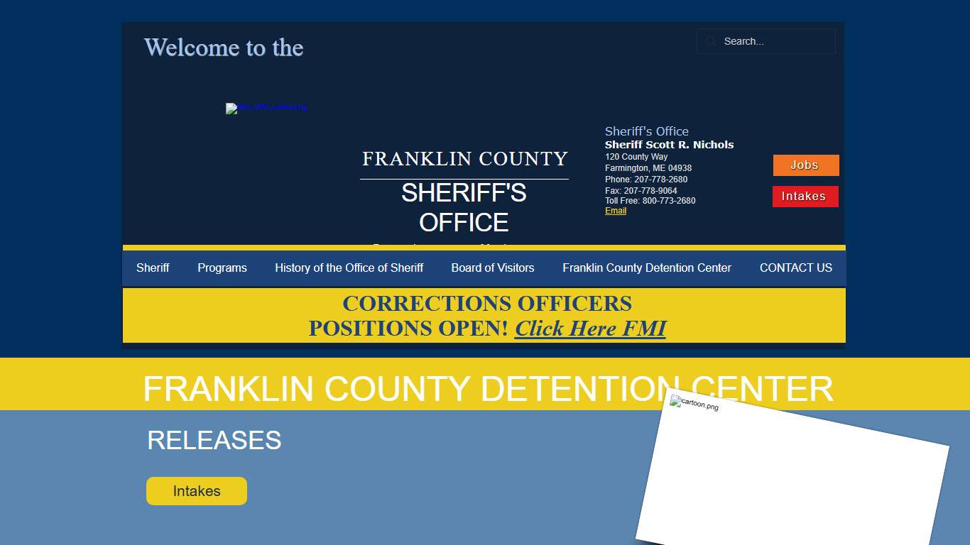 ALL RELEASES franklincountyme-gov